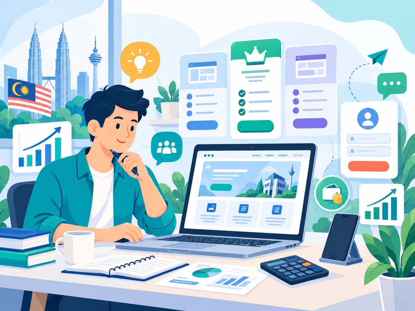 Landing page pricing in Malaysia for marketing campaigns and lead generation