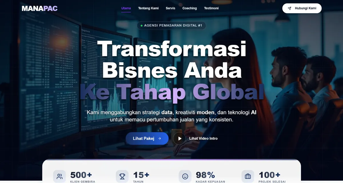 Laman web Manapac dibina oleh Nibong Web Studio