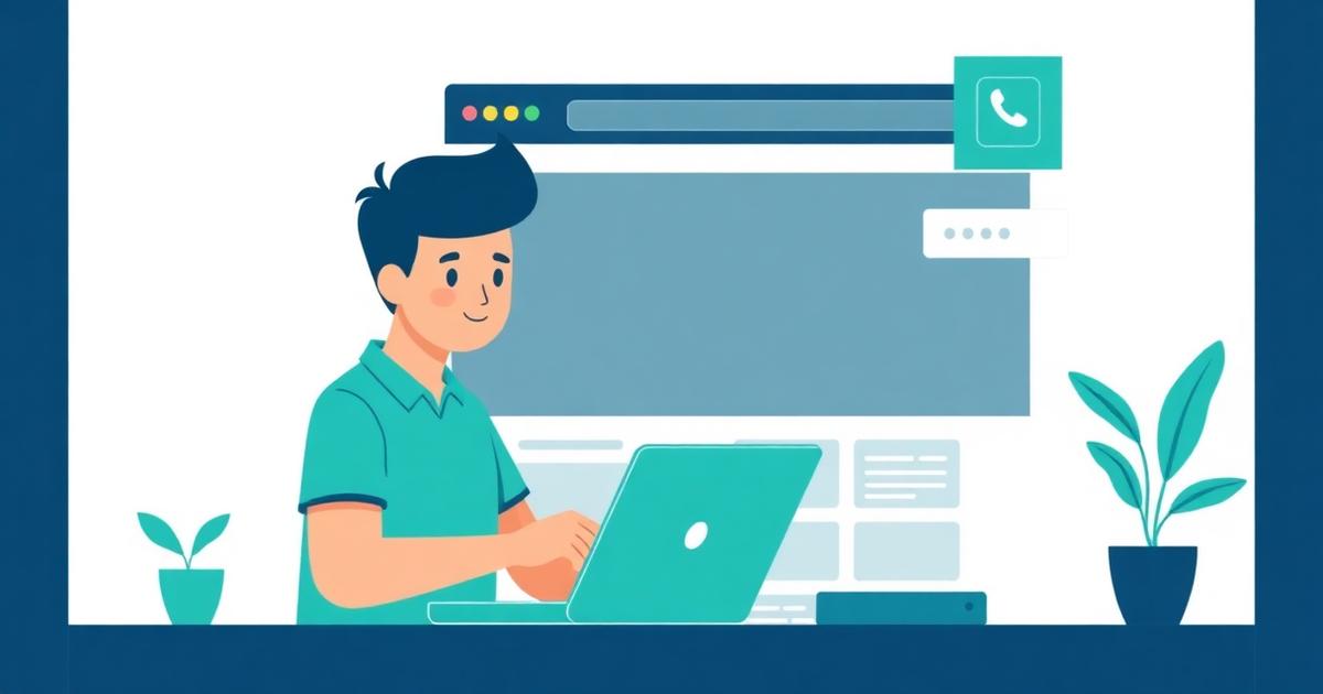 Small business owner building a website on a laptop — guide to building a website in Malaysia